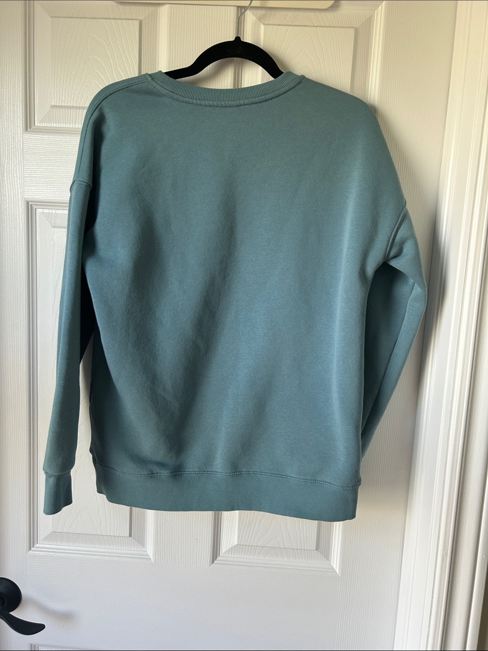 Everyday Crewneck Sweatshirt in Light Teal - Picture 5 of 6